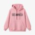 Pink Letters Print Hoodie GM8803-138