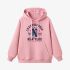 Pink Letters Print Hoodie GM8803-139