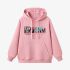 Pink Letters Print Hoodie GM8803-140