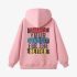 Pink Letters Print Hoodie GM8803-144