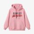 Pink Letters Print Hoodie GM8803-149