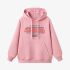 Pink Letters Print Hoodie GM8803-153