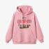 Pink Letters Print Hoodie GM8803-155