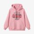 Pink Letters Print Hoodie GM8803-167