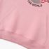 Pink Letters Print Hoodie GM8803-167