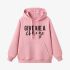 Pink Letters Print Hoodie GM8803-168