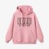 Pink Letters Print Hoodie GM8803-169