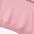 Pink Letters Print Hoodie GM8803-169