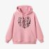 Pink Letters Print Hoodie GM8803-170