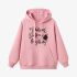 Pink Letters Print Hoodie GM8803-171