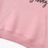 Pink Letters Print Hoodie GM8803-171