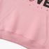 Pink Letters Print Hoodie GM8803-173