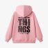 Pink Letters Print Hoodie GM8803-176