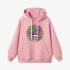 Pink Skeletons Graphic Hoodie GM8803-201