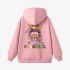 Pink Skeletons Graphic Hoodie GM8803-206