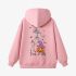 Pink Skeletons Graphic Hoodie GM8803-210