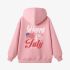 Pink Letter Graphic Hoodie GM8803-213