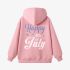 Pink Letter Graphic Hoodie GM8803-214