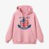 Pink Letter Graphic Hoodie GM8803-215