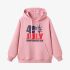 Pink Letter Graphic Hoodie GM8803-219