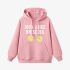 Pink Letter Graphic Hoodie GM8803-221