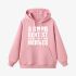 Pink Letter Graphic Hoodie GM8803-223