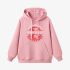 Pink Letter Graphic Hoodie GM8803-228