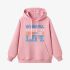 Pink Letter Graphic Hoodie GM8803-231