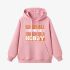 Pink Letter Graphic Hoodie GM8803-233