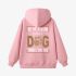 Pink Letter Graphic Hoodie GM8803-241