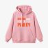 Pink Letter Graphic Hoodie GM8803-245