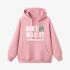 Pink Letter Graphic Hoodie GM8803-250