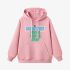 Pink Letter Graphic Hoodie GM8803-252