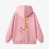 Giraffe Geometric Graphic Pink Hoodie GM8803-253