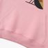 Owl Geometric Graphic Pink Hoodie GM8803-261