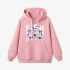 Fish Letter Pink Hoodie GM8803-275