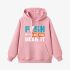 Fish Letter Pink Hoodie GM8803-276