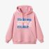 Fish Letter Pink Hoodie GM8803-278