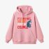 Fish Graphic Pink Hoodie GM8803-281