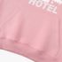 Letter Graphic Pink Hoodie GM8803-282