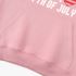 Letter Graphic Pink Hoodie GM8803-306