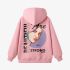 Pink Letters Print Hoodie GM8803-31