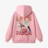 Pink Letters Print Hoodie GM8803-33