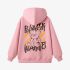 Pink Cartoon Print Hoodie GM8803-36