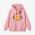 Pink Cartoon Print Hoodie GM8803-37