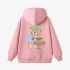 Pink Cartoon Print Hoodie GM8803-59