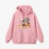 Pink Cartoon Print Hoodie GM8803-78