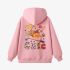 Pink Letters Print Hoodie GM8803-86