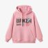 Pink Letters Print Hoodie GM8803-99