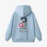 Sky Blue Numbers Print Hoodie GM8804-152